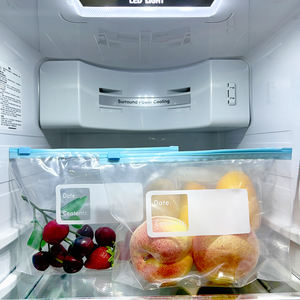 <span class=keywords><strong>AIUDO</strong></span> Hogar personalizado respetuoso con el medio ambiente resistente a prueba de fugas reutilizable alimentos congelados vegetales embalaje plástico Ziplock congelador bolsas deslizantes - Product Image 6