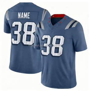 2025 rivalità migliore qualità #10 drake maggio #0 Christian Gonzalez #32 TreVeyon Henderson ha cucito la maglia da Football americano - Product Image 5