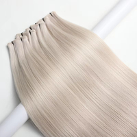 Extensions de cheveux humains invisibles à trame plate Genius Weft – Vente en gros de mèches de cheveux humains vierges bruts à cuticules intactes – Perruque
