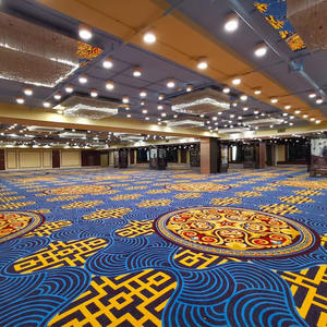 Tapis et moquettes tuftés à la main grande taille de qualité supérieure beau design moderne tapis rouge en laine de mouton de luxe HAIMA - Product Image 3