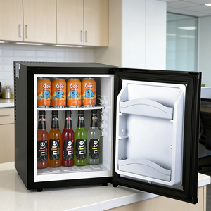 Réfrigérateur à boissons <span class=keywords><strong>silencieux</strong></span> pour hôtel 30L avec refroidissement semi-conducteur, climat à basse température, 1 porte, porte miroir en mousse - Product Image 5