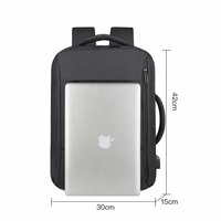 Sac à dos de voyage multifonctionnel en polyester imperméable de style national, approuvé pour les vols, pour ordinateur portable et affaires, vente en gros