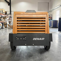 Compresseur d'air à vis diesel portable 185CFM 7Bar pour machine de sablage