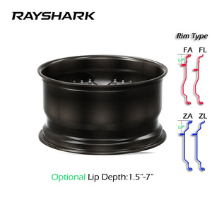 ล้อฟอร์จ RS Custom 5 ก้าน 2 ชิ้น หุ้มคาร์บอนไฟเบอร์ 5x112 5x130 สำหรับ M3 G80 M4 Taycan S - Product Image 3
