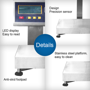 Professional Manufacturer Rechargeable Power 100/300Kg Including Indicator With Stainless Steel <strong>Scale</strong> Platform <strong>Scale</strong> - Product Image 5