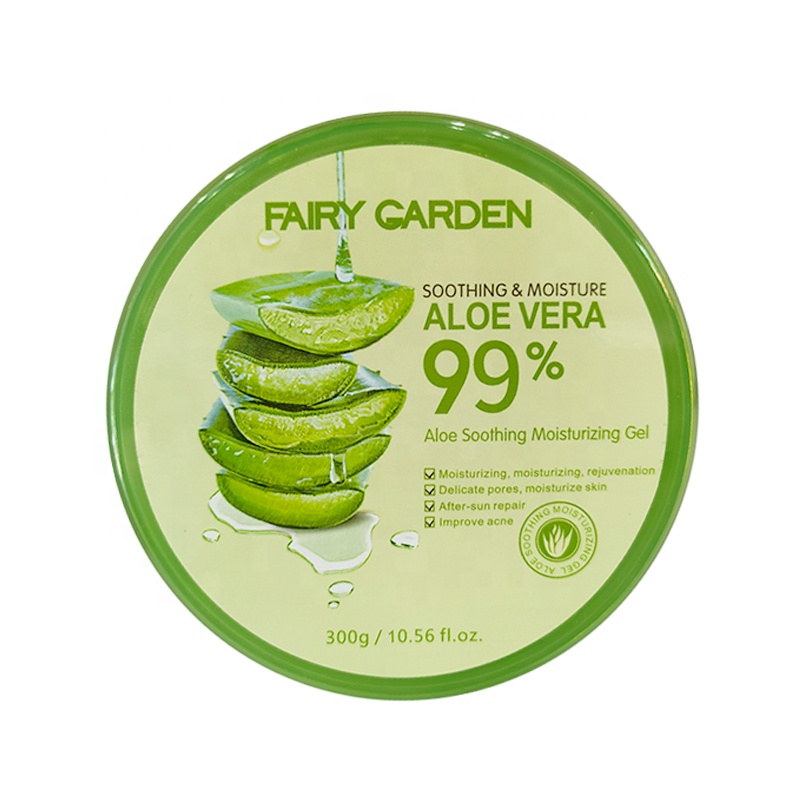 Manufacturing OEM Private Label High Quality 99% Aloe Soothing Moisturizing Gel After Sun Repair Aloe Vera