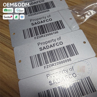 Etiquetas de Identificación de Códigos de Barras con Esquinas Redondeadas Oblongas, Etiquetas de Verificación de Activos con Alta Tasa de Escaneo