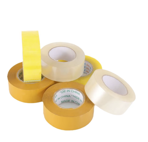 Cinta Adhesiva de Embalaje de Venta Caliente, Cinta de Sellado Bopp, Cinta Amarilla Impermeable para Embalaje de Cartón, Oferta de Impresión Acrílica - Product Image 1