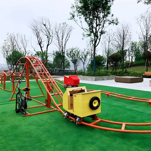 Công viên giải trí thiết bị nhân lực lái xe mini roller coaster tàu điện con người roller coaster unpowered roller coaster cho trẻ em - Product Image 1