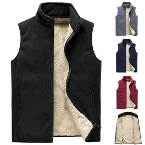 Gilet <span class=keywords><strong>Casual</strong></span> da <span class=keywords><strong>uomo</strong></span> all'ingrosso con cerniera caldo traspirante Plus Size abbigliamento esterno per l'autunno inverno gilet <span class=keywords><strong>Casual</strong></span> - Product Image 2