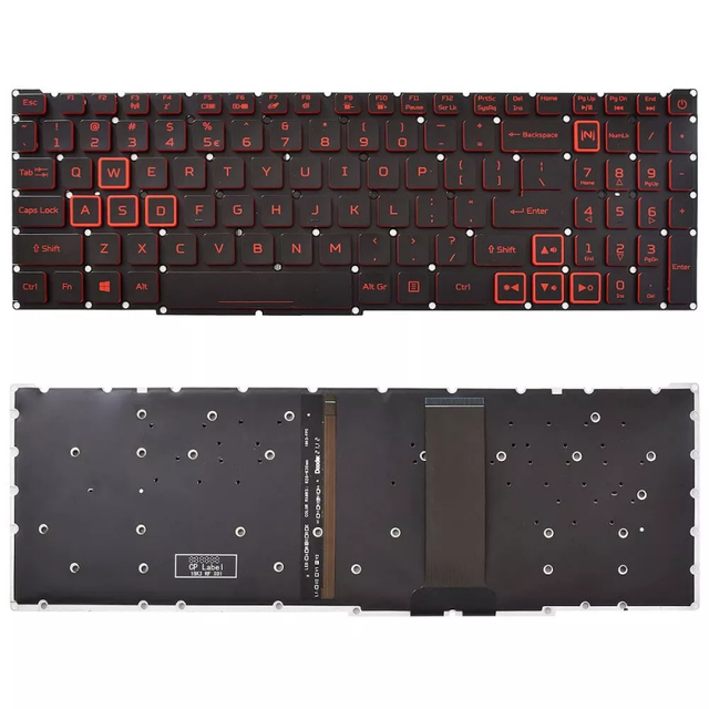 Wholesale Backlight Keyboard Replacement for Acer Nitro 5 AN515-45 AN515-56 AN515-57 AN515-58 Laptop Parts for Laptop Keyboard