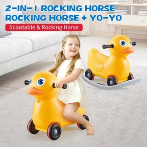 Divertente Auto Cavalcabile per Bambini a Forma di Anatra, Giocattolo Creativo <span class=keywords><strong>2</strong></span> in 1 - Product Image 2