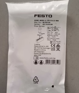 Sensor de Proximidad SDBC-MSB-1L-PU-K-0.3-M8 Tipo C, PNP NO, 0.3m, Conector, IP67, SDBC-MSB-1L-PU-K-0.3-M8, Piezas 100% Originales de Calidad - Product Image 1