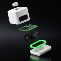 Sistema de Detección de Estacionamiento por Video EBO-TECH de Bajo Costo Total, Cámaras de Guía de 4MP, Caja VLM AI para 3/6 Vehículos, Cableado en Cadena
