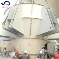 Silo à ciment vertical en acier de type boulonné de 30 tonnes à 1000 tonnes, prix du silo pour centrale à béton