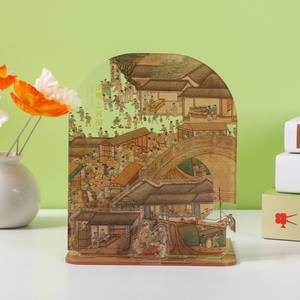 Hot bán Truyền Thống Trung quốc nghệ thuật Acrylic Standee Riverside cảnh tại qingming lễ hội thiết kế cho nhà văn phòng bàn để trang trí - Product Image 2