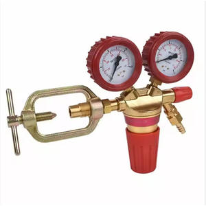อุปกรณ์ลดแรงดันไนโตรเจนแบบฝรั่งเศส/ยุโรป แบบอิตาลี พร้อมเกจวัดแรงดันอะเซทิลีน/โพรเพน/ออกซิเจน  ตัวปรับแรงดันแบบอิตาลี - Product Image 5
