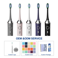 Brosse à dents électrique sonique de voyage avec technologie de capteur de pression