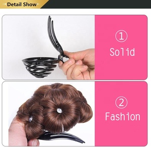 Großhandel Diamond Synthetic Hair <span class=keywords><strong>Bun</strong></span> Dick Schwarz Curly Chignons <span class=keywords><strong>Messy</strong></span> Fake Haar verlängerungen Straight Style Hair Scrunch ies - Product Image 3