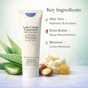 Crème Visage Nourrissante à l'Aloe Vera Effet Miracle 24h <span class=keywords><strong>Lait</strong></span>-Crème Concentré Hydratation Intense 30ml/75ml – Meilleure Vente - Product Image 6