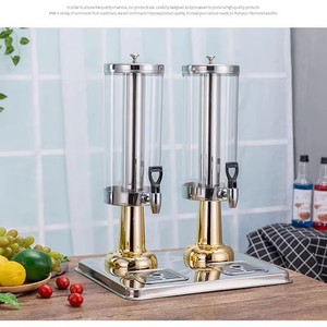 Conteneur à jus en acier inoxydable, rectangulaire, qualité commerciale, sécurité alimentaire, distributeur de comptoir pour hôtel, restaurant, buffet - Product Image 2