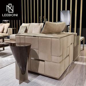 Cao cấp Hoàng Gia đi văng sang trọng cắt ghế sofa phòng khách đồ nội thất biệt thự hiện đại cao cấp vải sofa - Product Image 5