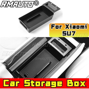 Boîte de rangement pour accoudoir central de voiture, accessoires pour Xiaomi Su7, kit de rangement pour voiture, partie extérieure - Product Image 5