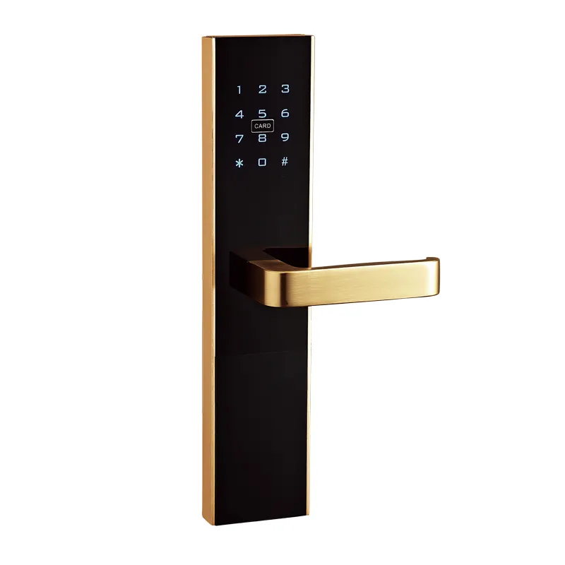 قفل باب رقمي كوري ، تسجيل الدخول بكلمة مرور ، شقة بسيطة, قفل باب رقمي كوري