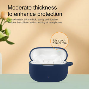 Funda de silicona para auriculares <span class=keywords><strong>VIVO</strong></span> TWS 5, carcasa para auriculares inalámbricos, funda para auriculares para Air Pods (solo funda protectora) - Product Image 3