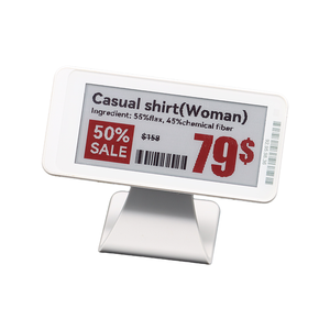 Etichetta Elettronica da Scaffale Picksmart 2.9 Pollici BLE, Display Digitale EPD E-ink a <span class=keywords><strong>3</strong></span> Colori, Etichetta Prezzo E-paper - Product Image 1