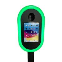 Photomaton portable réglable en hauteur avec anneau lumineux LED, compatible avec appareil photo et imprimante pour mariages et événements festifs