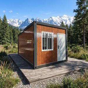 Maison modulaire de 40 pieds, maison préfabriquée en conteneur maritime, maisons modulaires préfabriquées, mini-maisons, maison pliante préfabriquée en conteneur de 20 pieds - Product Image 1