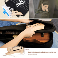 Support de violon ukulélé portable en bois massif de haute qualité, accessoire pour instruments à cordes en frêne d'Amérique du Nord de bonne qualité