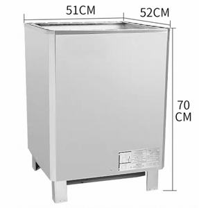 Chauffage électrique de sauna commercial 10,5-18 kW avec minuterie et écran tactile de contrôle de la température pour les grands salles de sauna - Product Image 1