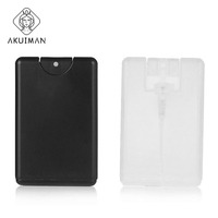 Atomiseur de parfum format carte de crédit, flacon pulvérisateur plat rechargeable, brume fine, portable, pour voyage, fabricant OEM
