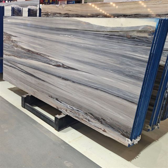 Luxury Blue Palissandro Marble Marble Polished Big Slab for Hotel & Residential Projects in Stock