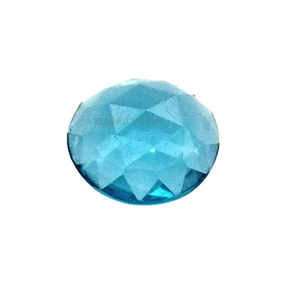 Harga Pabrik Batu Kaca Belakang Datar Potongan Mawar Permata Cabochon Aquamarine