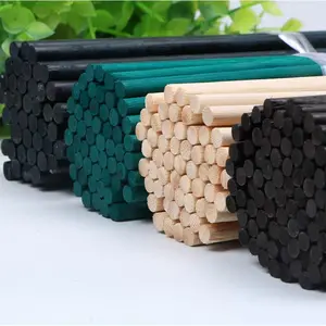 Wholesale Eco-friendly Colorful Flower Sticks Waxed Dyed Bamboo Sticks