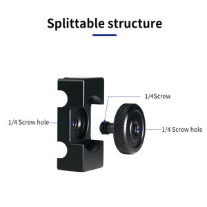 Soporte de Cable para Cámara DSLR, Antideslizante, Soporte de Cable de Datos para Trípode, Placa de Instalación Rápida, Clip de Bloqueo - Product Image 3