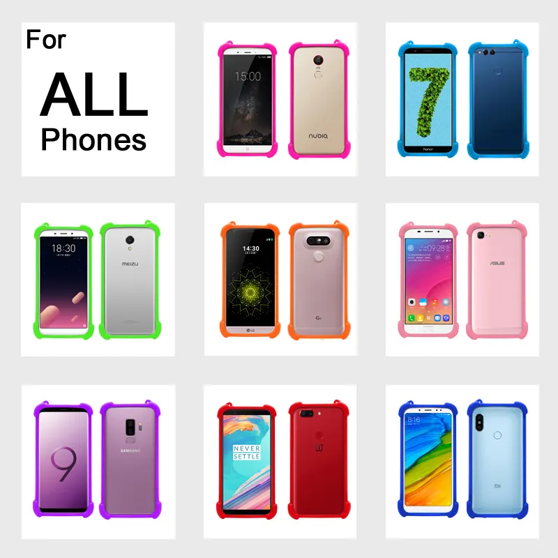 すべての携帯電話用ユニバーサルケースTPUユニバーサル電話カバーiphone用samsung用Huawei用xiaomi用ユニバーサル電話ケース