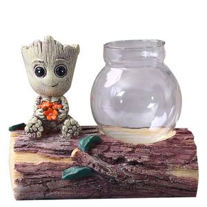 <span class=keywords><strong>Groot</strong></span>-<span class=keywords><strong>maceta</strong></span> de resina creativa, modelo bonito, pluma de juguete, <span class=keywords><strong>maceta</strong></span> de jardín de flores, macetas suculentas de Cactus - Product Image 6