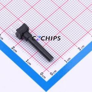 TSW06112-230B331CA Tactile Switch Through hole-4P,6.1x6.1mm Switch Single Pole Single Throw Round Button 1.8N 6.1mm - Product Image 1