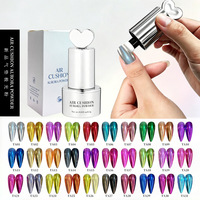 Poudre Magique Effet Miroir pour Nail Art, Poudre Laser Titane Scintillante Aurore Haute Luminosité, Très Vendue