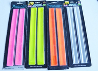 Boho — bracelet de cheville en pvc et acier, réglable, fluorescent, pour le sport, réfléchissant, nouveau design, top vente