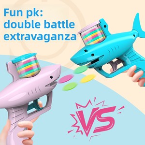 Giocattolo Pistola a Proiettili Morbidi per Bambini, Disco Volante a Forma di Squalo, Sparo Continuo per Ragazzi e Ragazze 4-6 Anni, per Esterni - Product Image 3