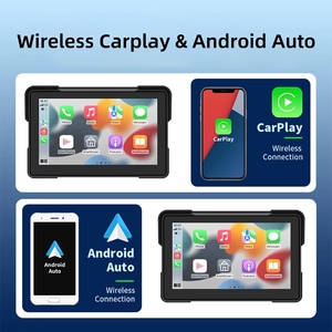 Pantalla IPS portátil de 7 pulgadas para motocicleta con CarPlay/<span class=keywords><strong>Android</strong></span> Auto inalámbrico, BT, IP67 a prueba de agua, fácil liberación rápida, ODM/OEM - Product Image 3