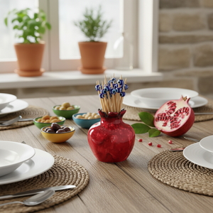 Pomegranate Shaped Polyester <b>Toothpick</b> Holder - Product Image 3