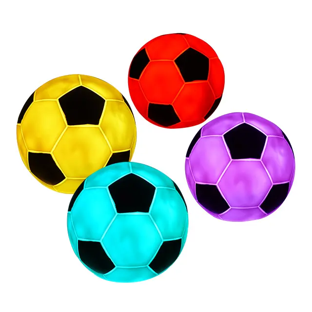 חם מכירות LED כדורגל צבע שינוי אור כדי לתת מתנת לילה אור