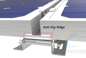 Monturas de techo plano con panel solar, placa de soporte triangular premontada, precio de fábrica de China - Product Image 6