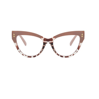 Montures de lunettes surdimensionnées, lunettes de protection anti-lumière bleue pour ordinateur, lunettes de vue pour femmes, monture optique pour myopie, lunettes de soleil œil de chat